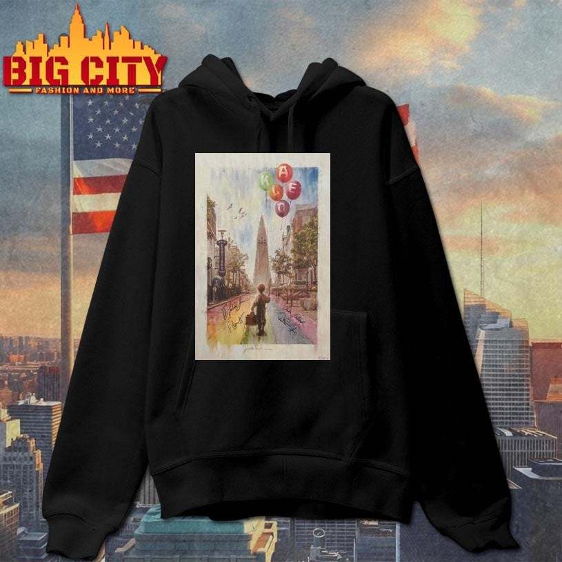 Kaleo Somewhere Over The Rainbow Poster Signed Shirt