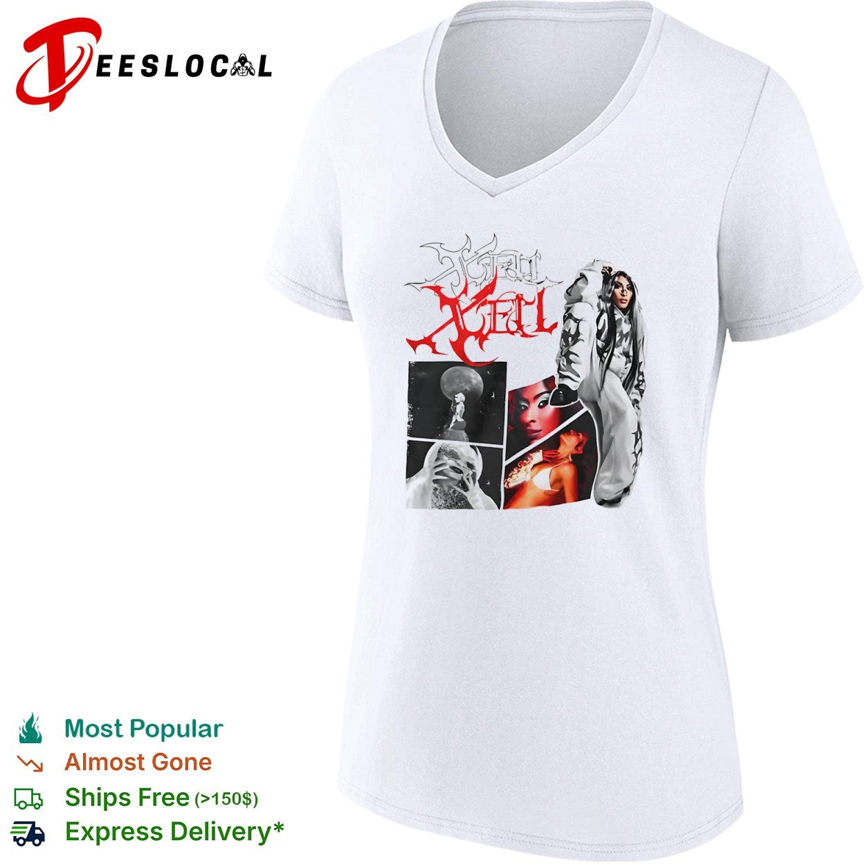 Kali Uchis Red Moon in Venus Tour shirt