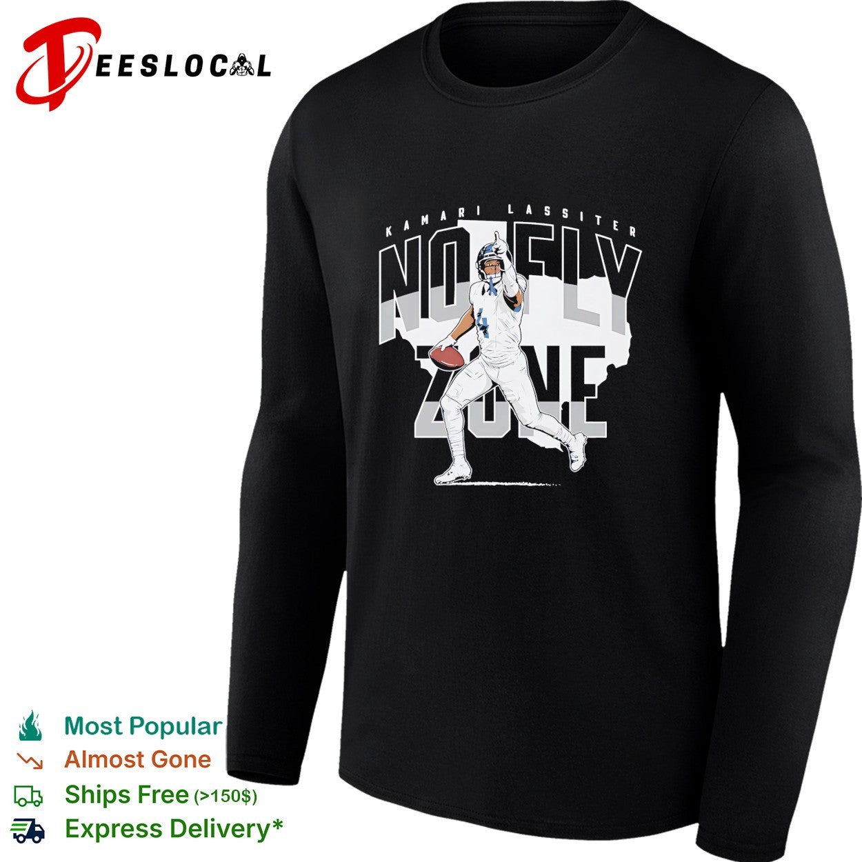Kamari Lassiter no fly zone football shirt