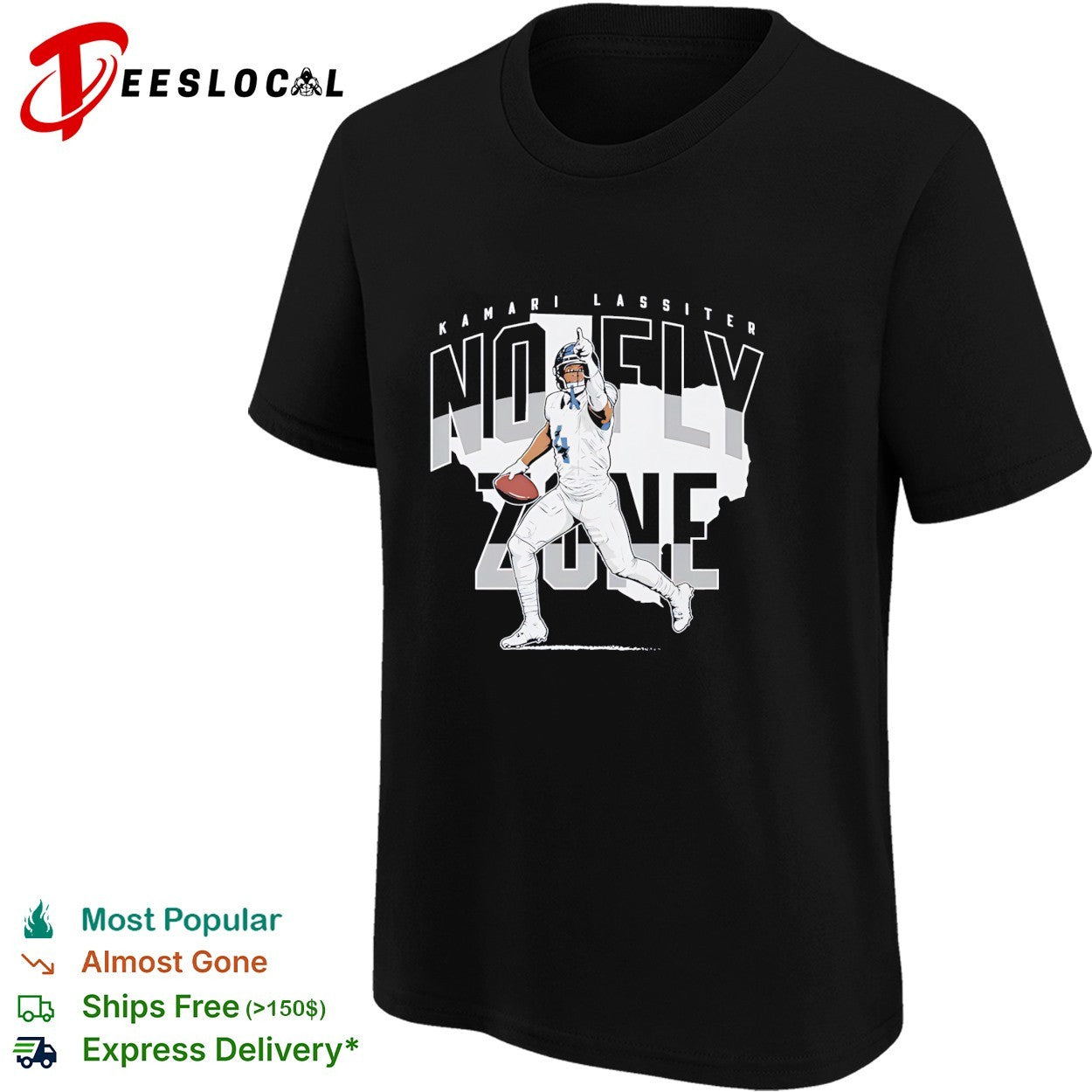 Kamari Lassiter no fly zone football shirt