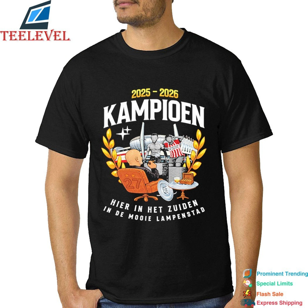 Kampioen Hier In Het Zuiden In De Mooie Lampenstad 2025-2026 T-shirts