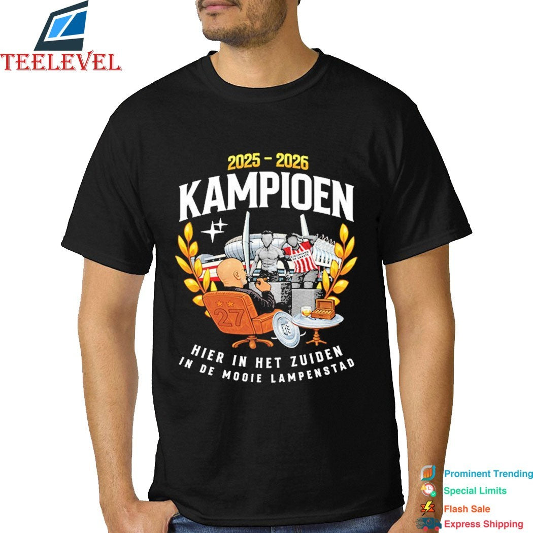 Kampioen Hier In Het Zuiden In De Mooie Lampenstad 2025-2026 T-shirts