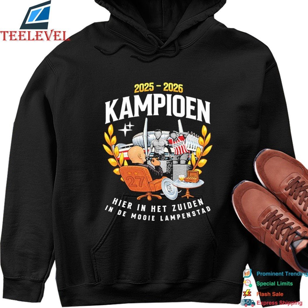 Kampioen Hier In Het Zuiden In De Mooie Lampenstad 2025-2026 T-shirts