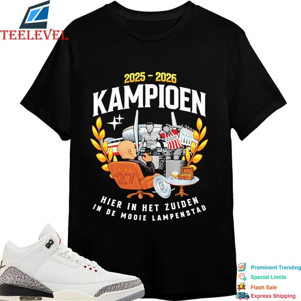 Kampioen Hier In Het Zuiden In De Mooie Lampenstad 2025-2026 T-shirts