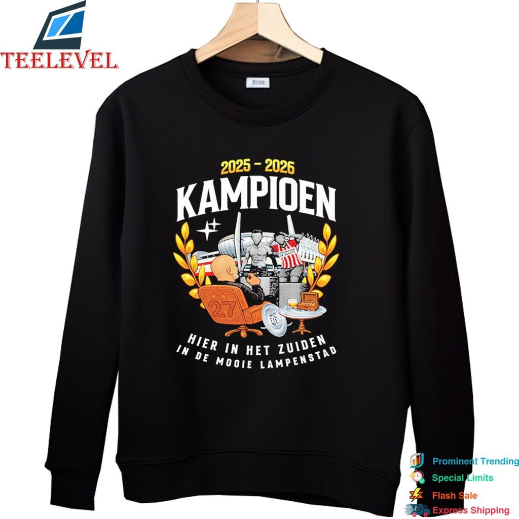 Kampioen Hier In Het Zuiden In De Mooie Lampenstad 2025-2026 T-shirts