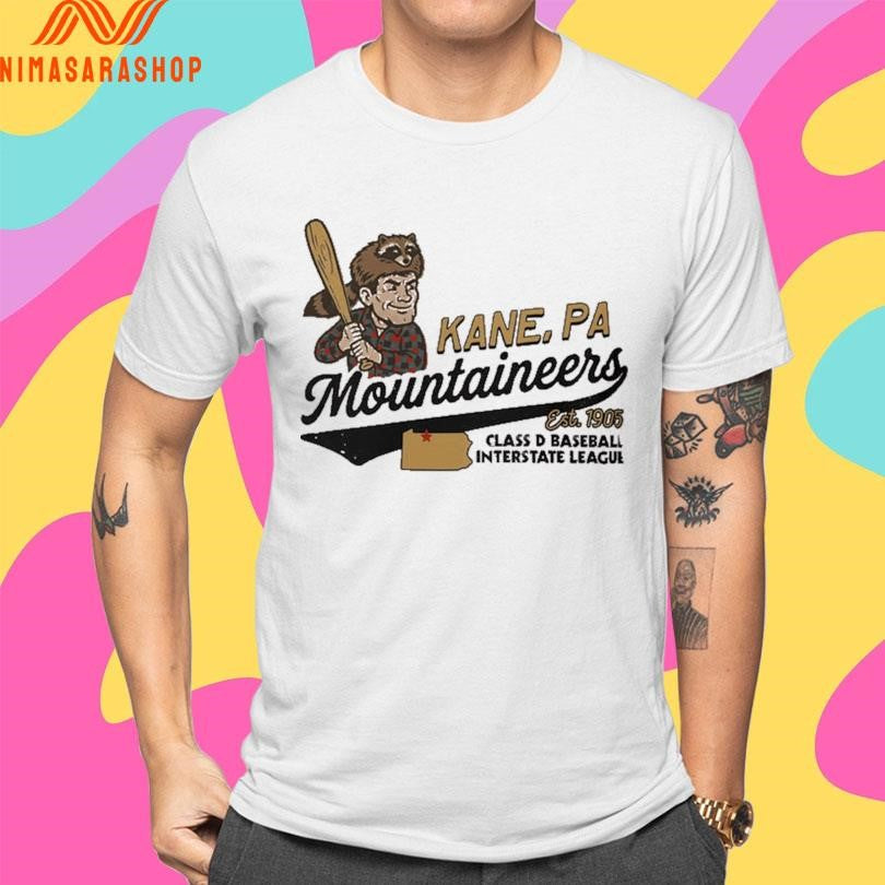 Kane Mountaineers Est 1905 Class D Baseball Interstate League Shirts