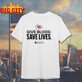 Kansas City Chiefs Give Blood Save Lives Shirt