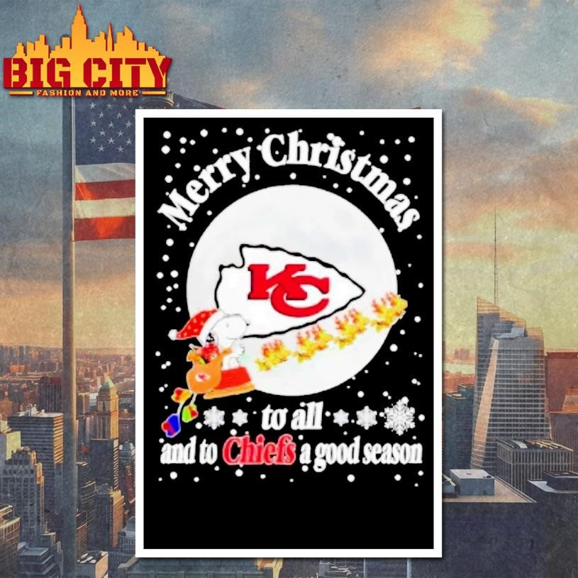 Kansas City Chiefs Merry Christmas To All And To Chiefs A Good Season Shirt
