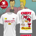 Kansas City Chiefs x Funny Beavis and Butt-Head Two Sided Shirt