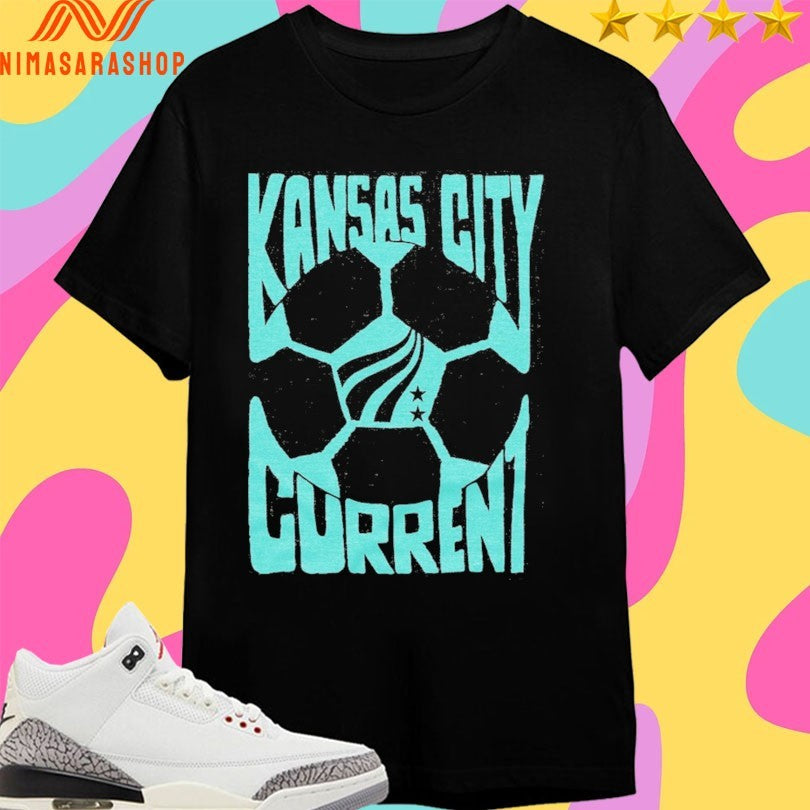 Kansas City Current Soccer Ball Shirts