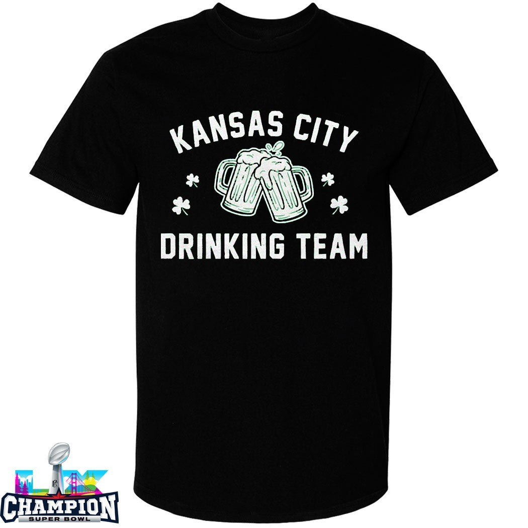 Kansas City Drinking Team Beers St Patrick’s Day T-shirts