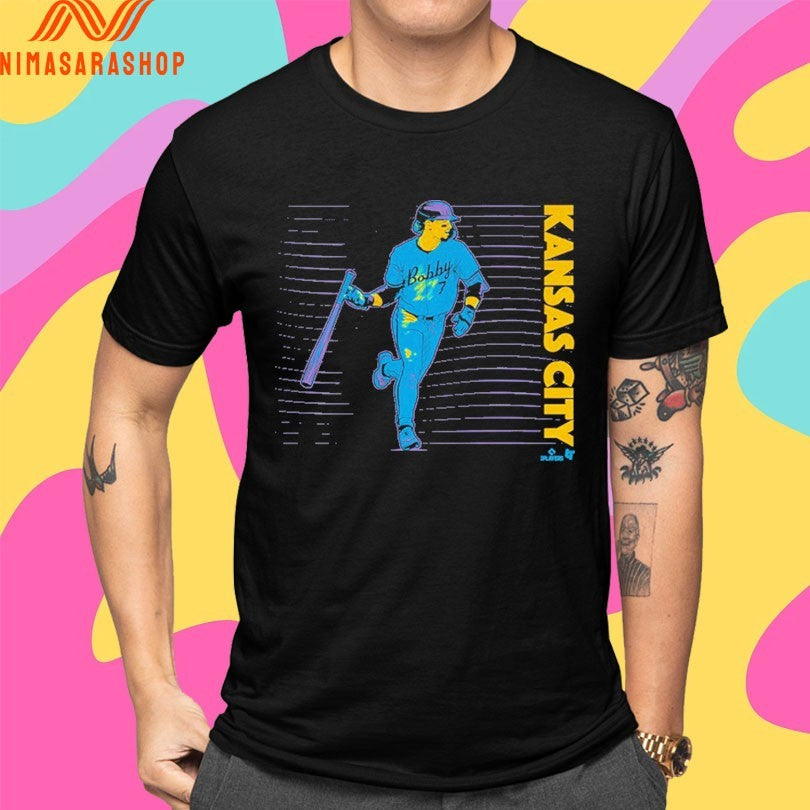 Kansas City Royals Bobby Witt Jr Neon Nights Shirts