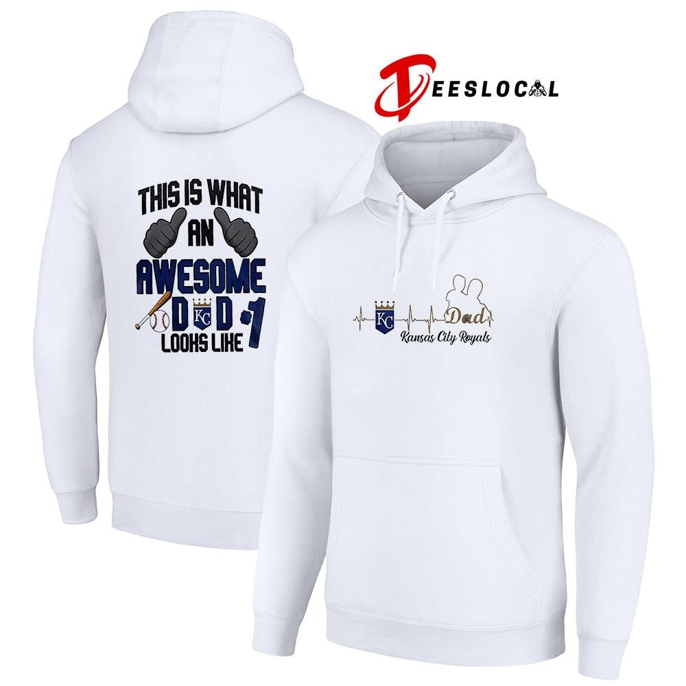 Kansas City Royals Father Day this is what an awesome dad looks like shirt