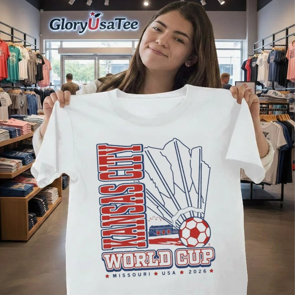 Kansas City World Cup Missouri, USA 2026 Shuttlecock Max Collegiate Shirt