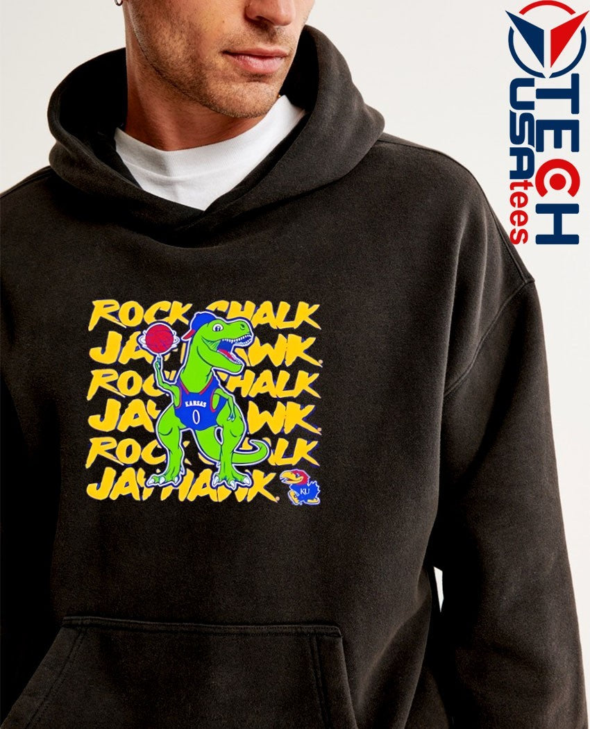 Kansas Jayhawks Basketball Dino shirt