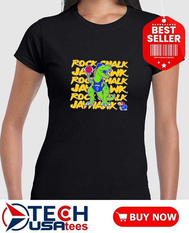 Kansas Jayhawks Basketball Dino shirt