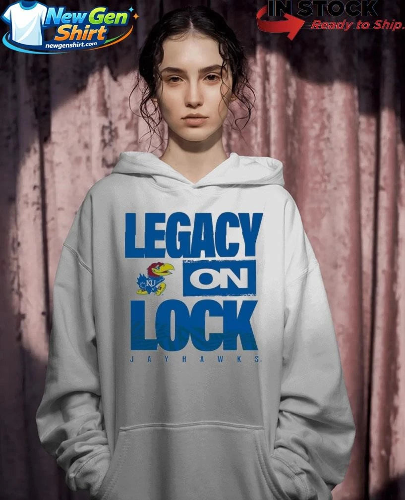 Kansas Jayhawks Legacy On Lock Pregame Shirt