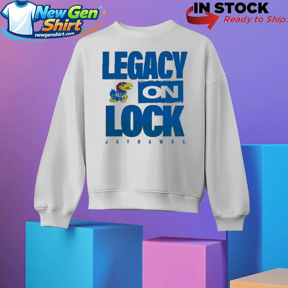 Kansas Jayhawks Legacy On Lock Pregame Shirt