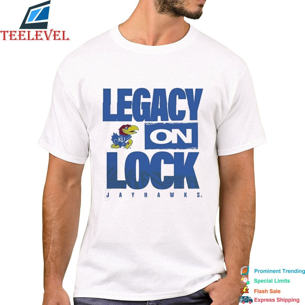 Kansas Jayhawks Legacy On Lock T-shirts