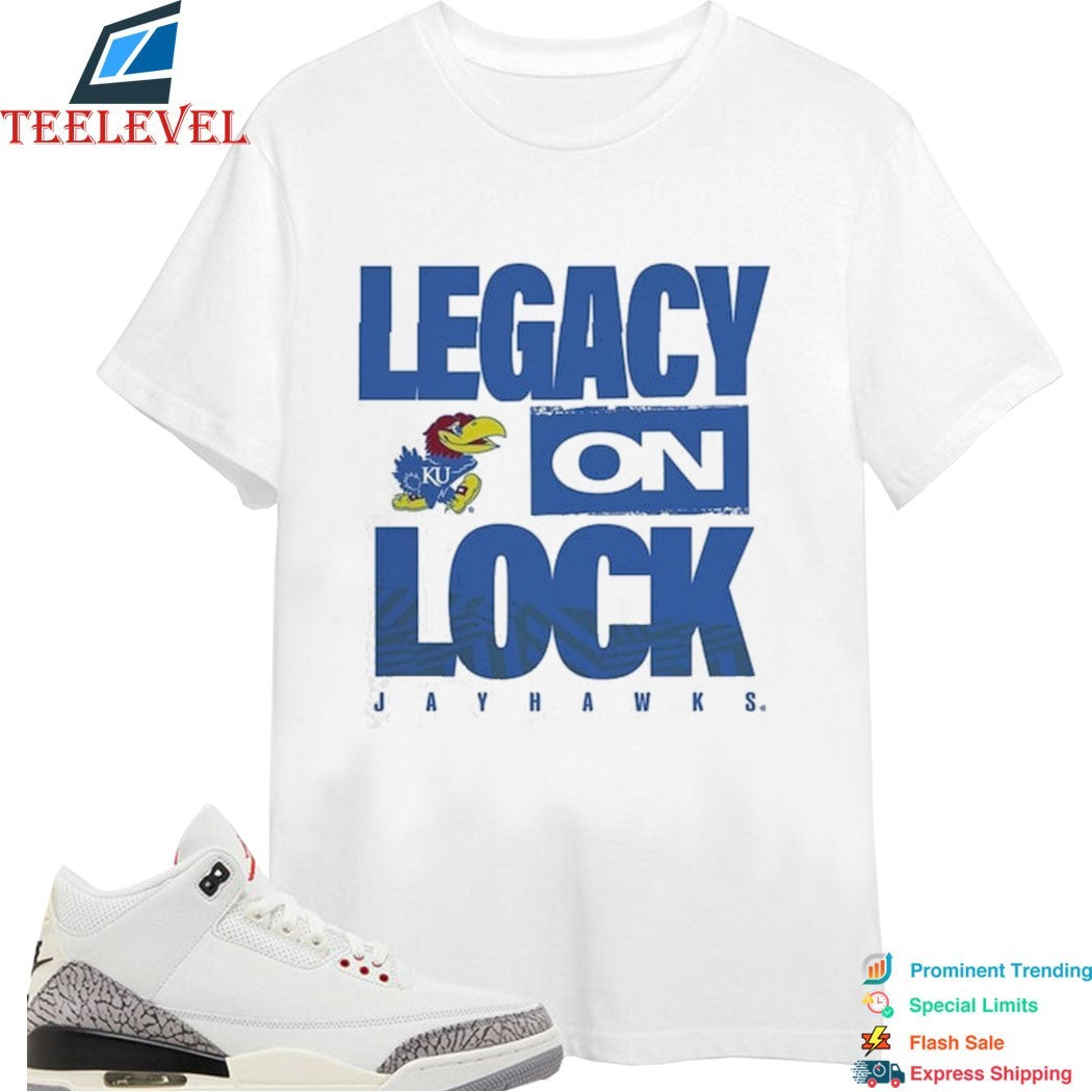 Kansas Jayhawks Legacy On Lock T-shirts