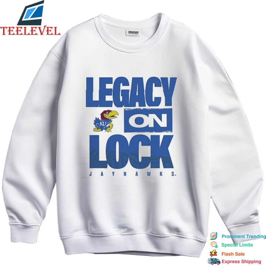 Kansas Jayhawks Legacy On Lock T-shirts