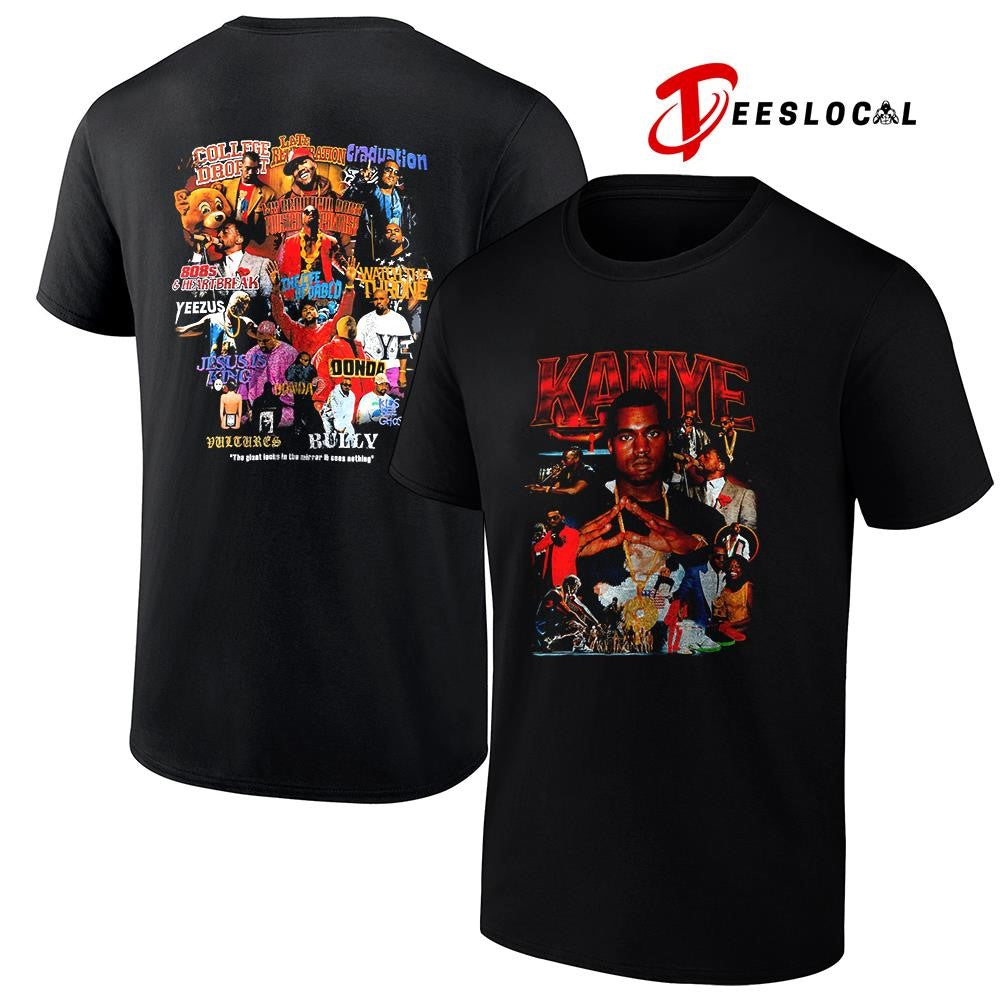 Kanye West the giant looks in the mirror and sees nothing graphic shirt
