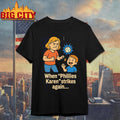 Karen Baseball Meme Funny Viral Stadium Moment Cartoon Design Shirt