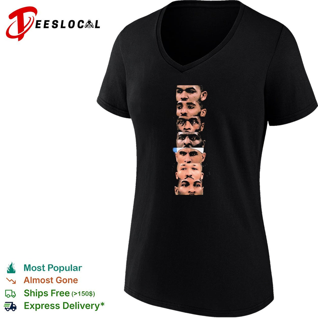 Karl-Anthony Towns Jalen Brunson Donte DiVincenzo Josh Hart roster face New York Knicks shirt