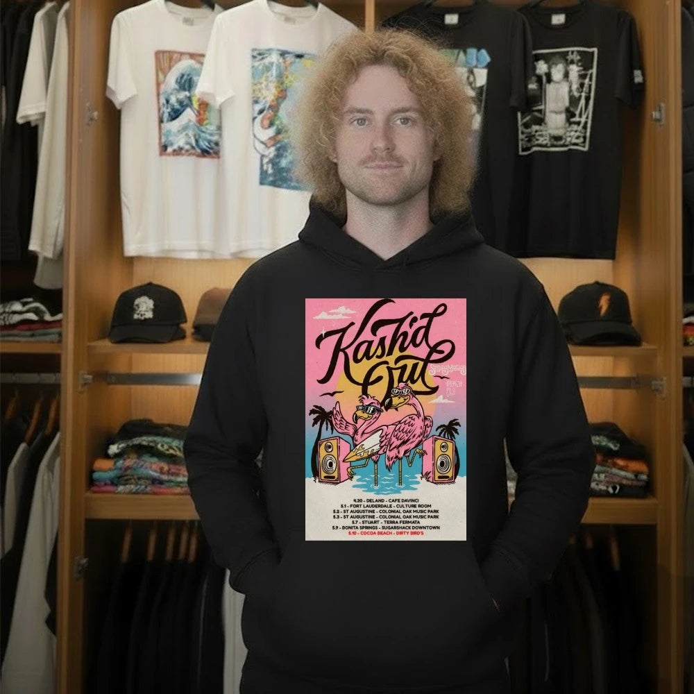Kash’d Out Beach Fly 2026 Shows Poster Shirt