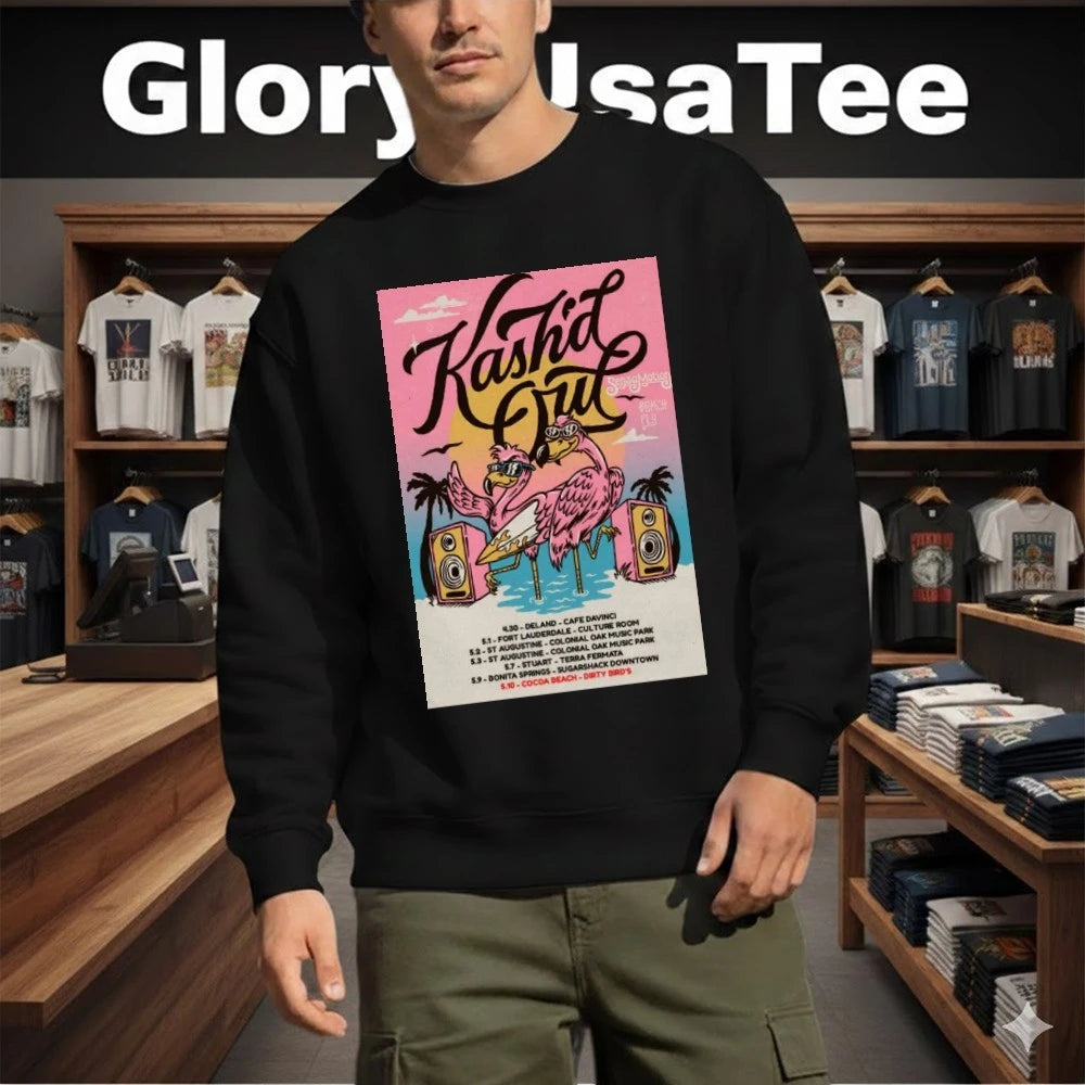 Kash’d Out Beach Fly 2026 Shows Poster Shirt