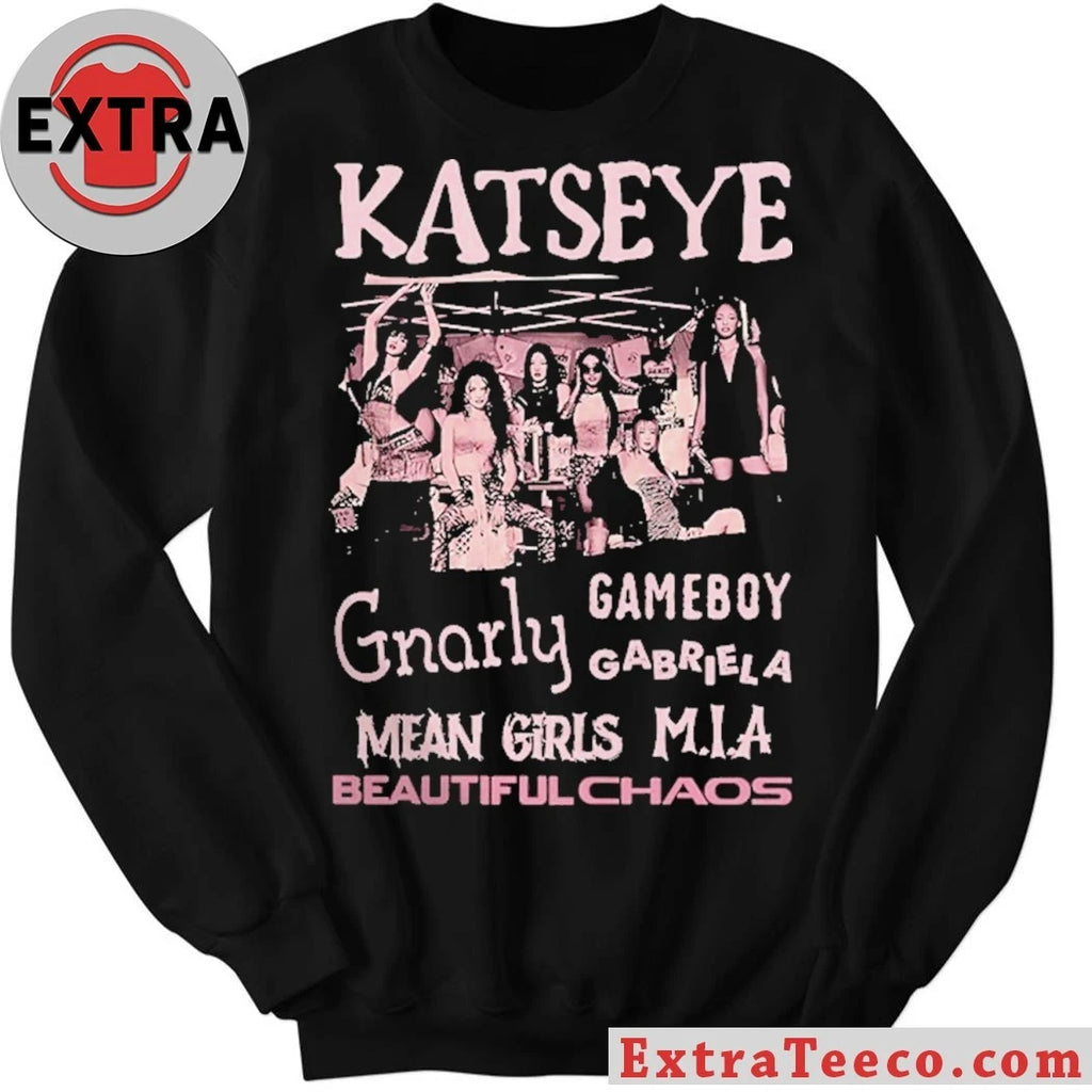 Katseye The Beautiful Chaos Released in June 2025 via Hybe UMG and Geffen Records Shirt