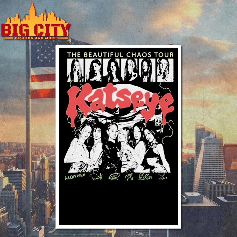 Katseye The Beautiful Chaos Tour Shirt
