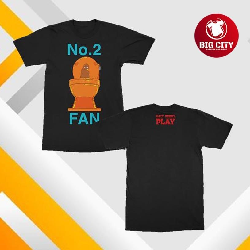 Katy Perry No. 2 Fan Two Sided Shirt