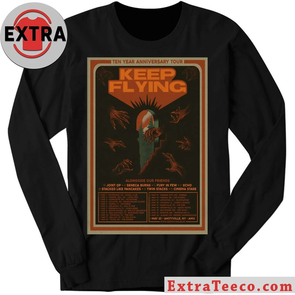 Keep Flying Ten Year Anniversary Tour 2026 Poster Shirt