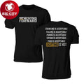 Keep Moving Forward Quitting Is Not Two Sided Shirt
