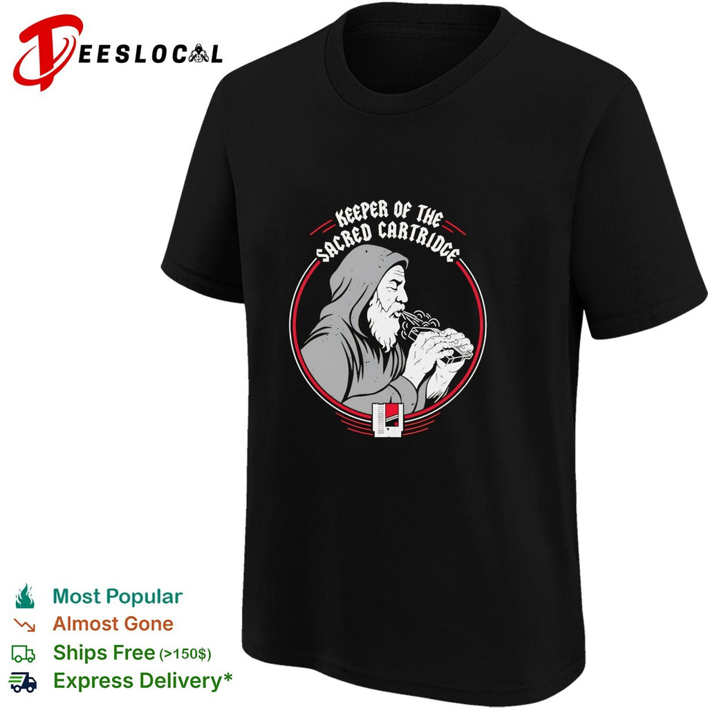 Keeper of the Sacred Cartridge Retro Gaming Nintendo Entertainment System shirt