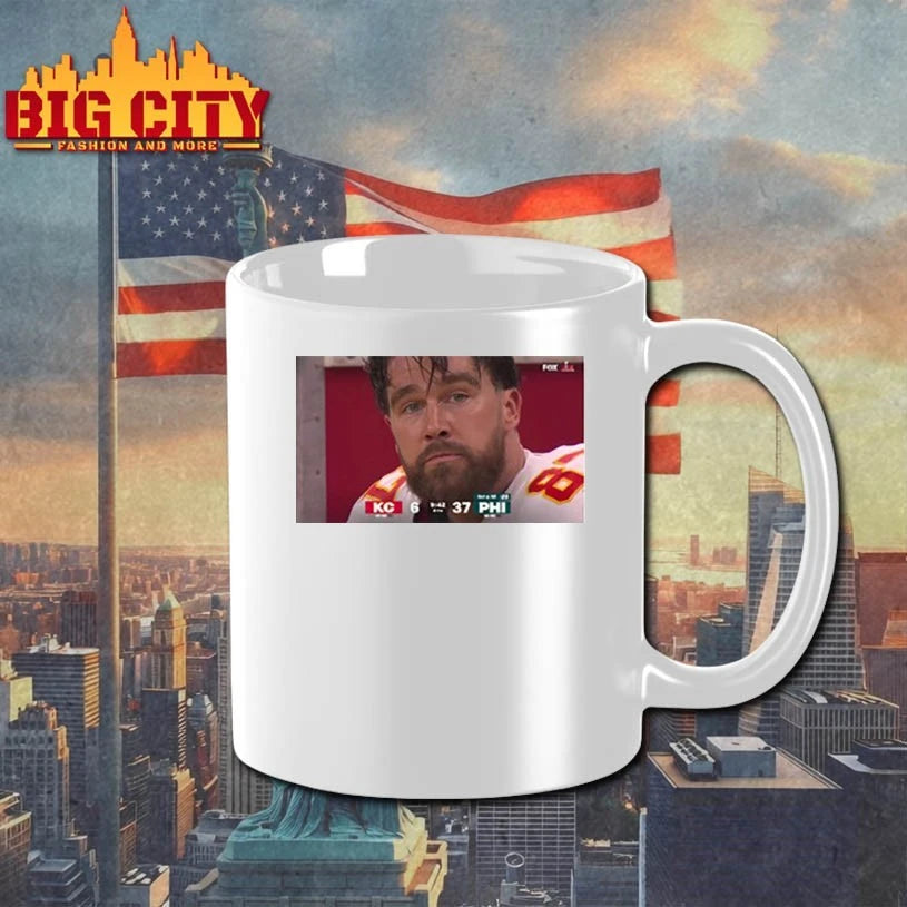 Kelce’s Face In That Loss shirt