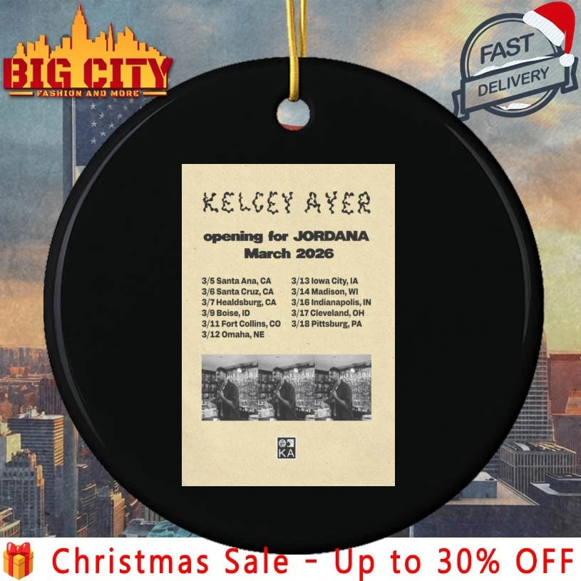 Kelcey Ayer Tour March 2026 Poster shirt