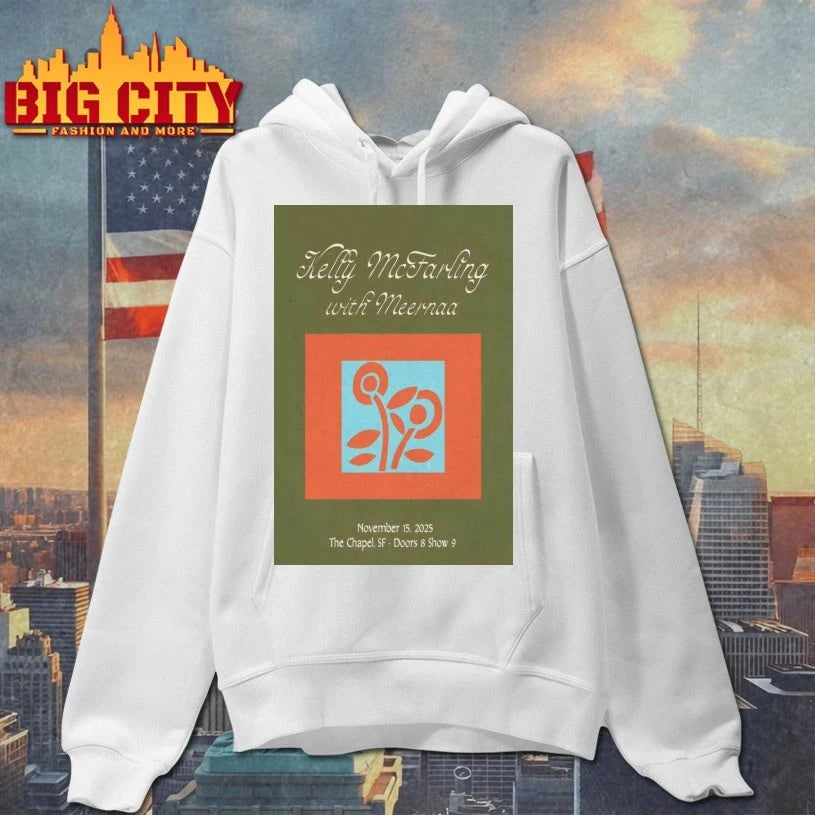 Kelly McFarling With Meernaa Nov 15 2025 San Francisco Tour Poster Shirt