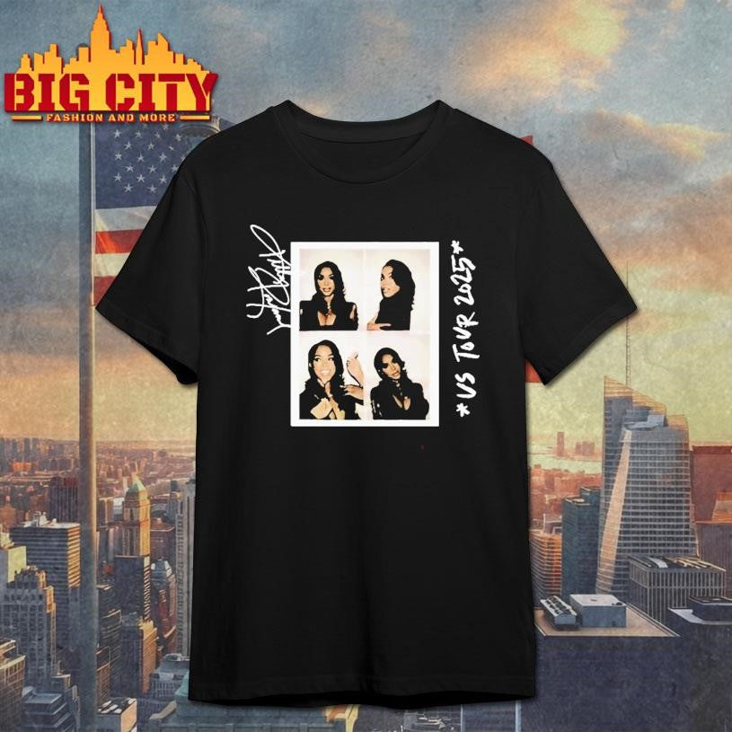 Kelly Rowland Us Tour 2025 Polaroid Shirt