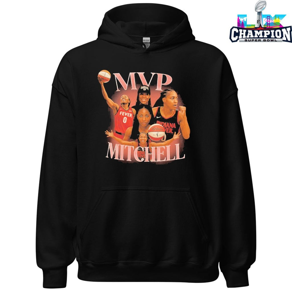 Kelsey Mitchell Indiana Fever MVP Mitchell WNBA T-shirts