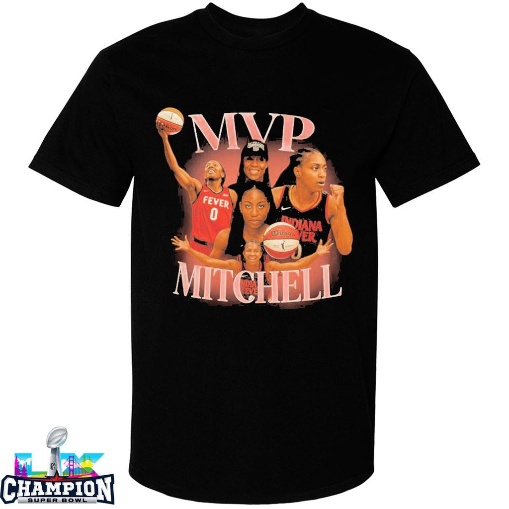 Kelsey Mitchell Indiana Fever MVP Mitchell WNBA T-shirts