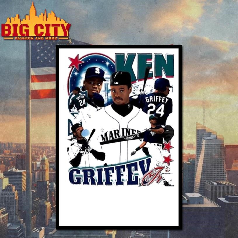 Ken Griffey Jr. Seattle Mariners Signature Graphic Shirt