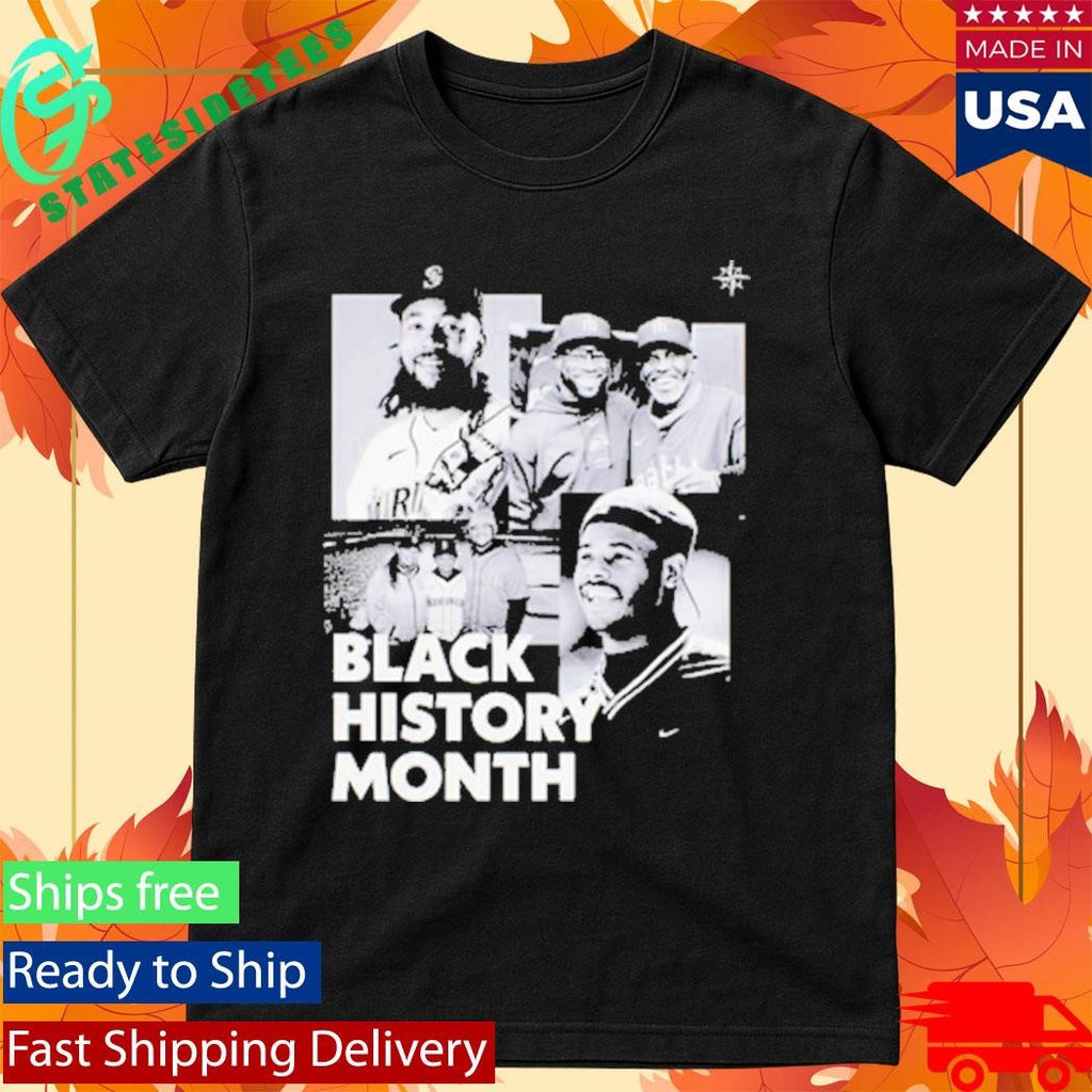 Ken Griffey Seattle Mariners Black History Month Shirt