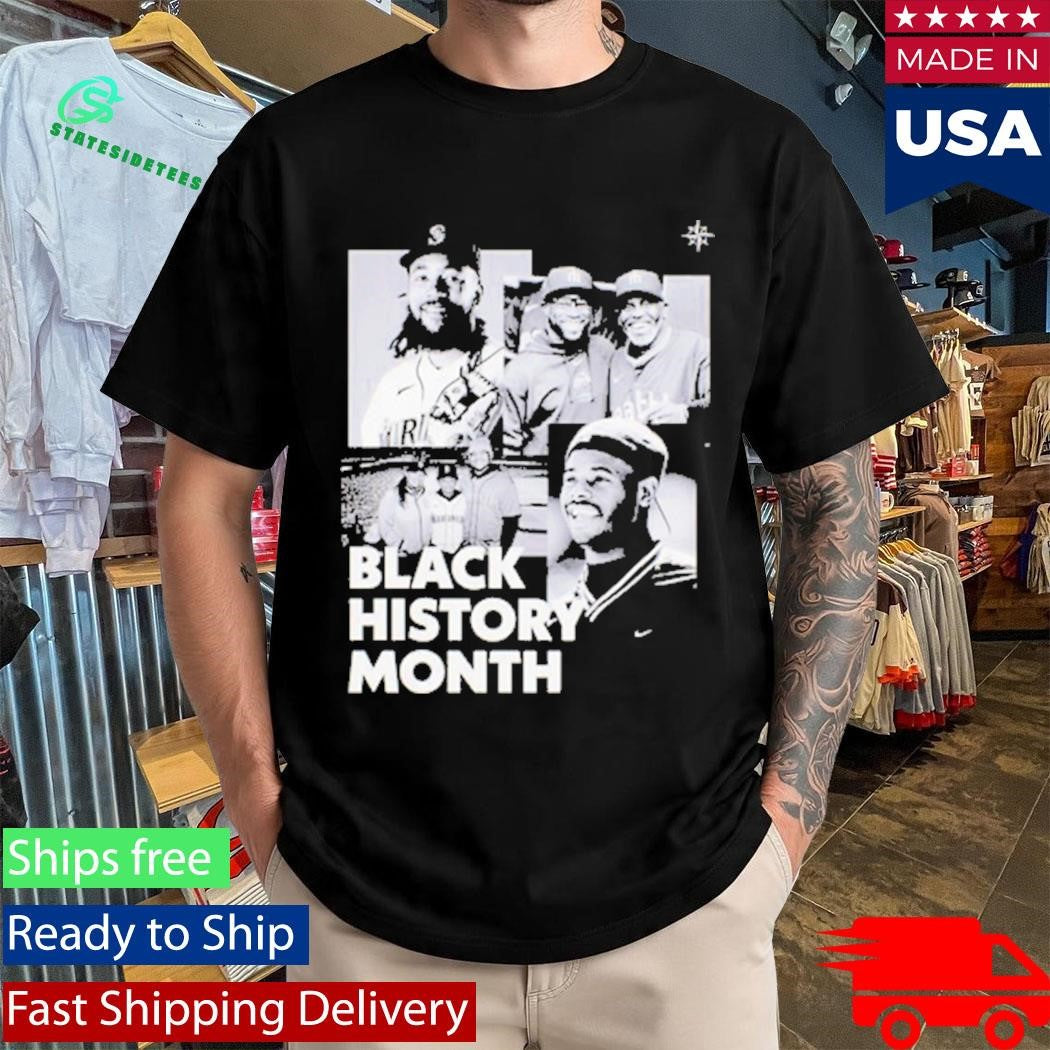 Ken Griffey Seattle Mariners Black History Month Shirt