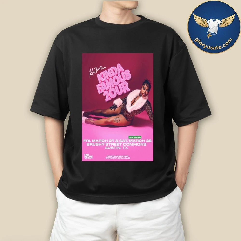 KenTheMan Kinda Famous Tour Austin Texas Mar 27 28 2026 Poster Shirt