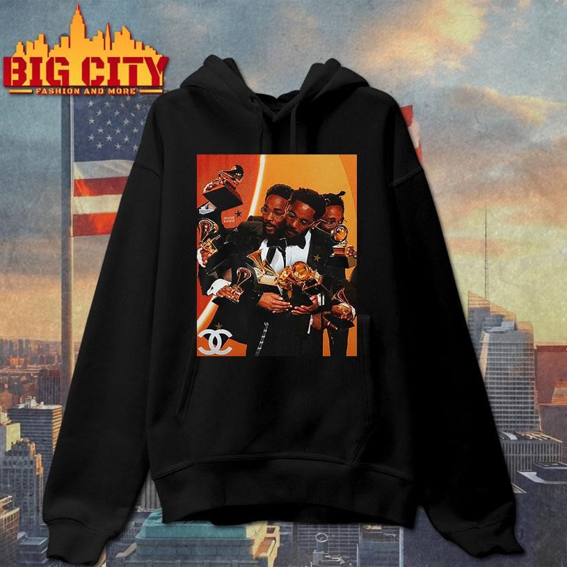 Kendrick Lamar 5 Grammys A Night Shirt