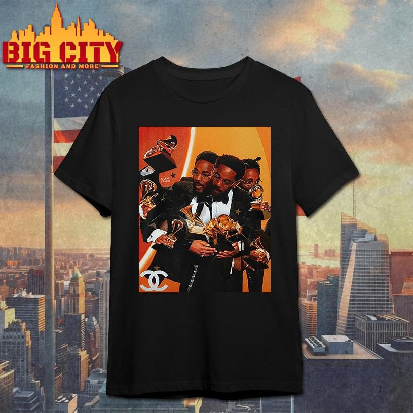 Kendrick Lamar 5 Grammys A Night Shirt