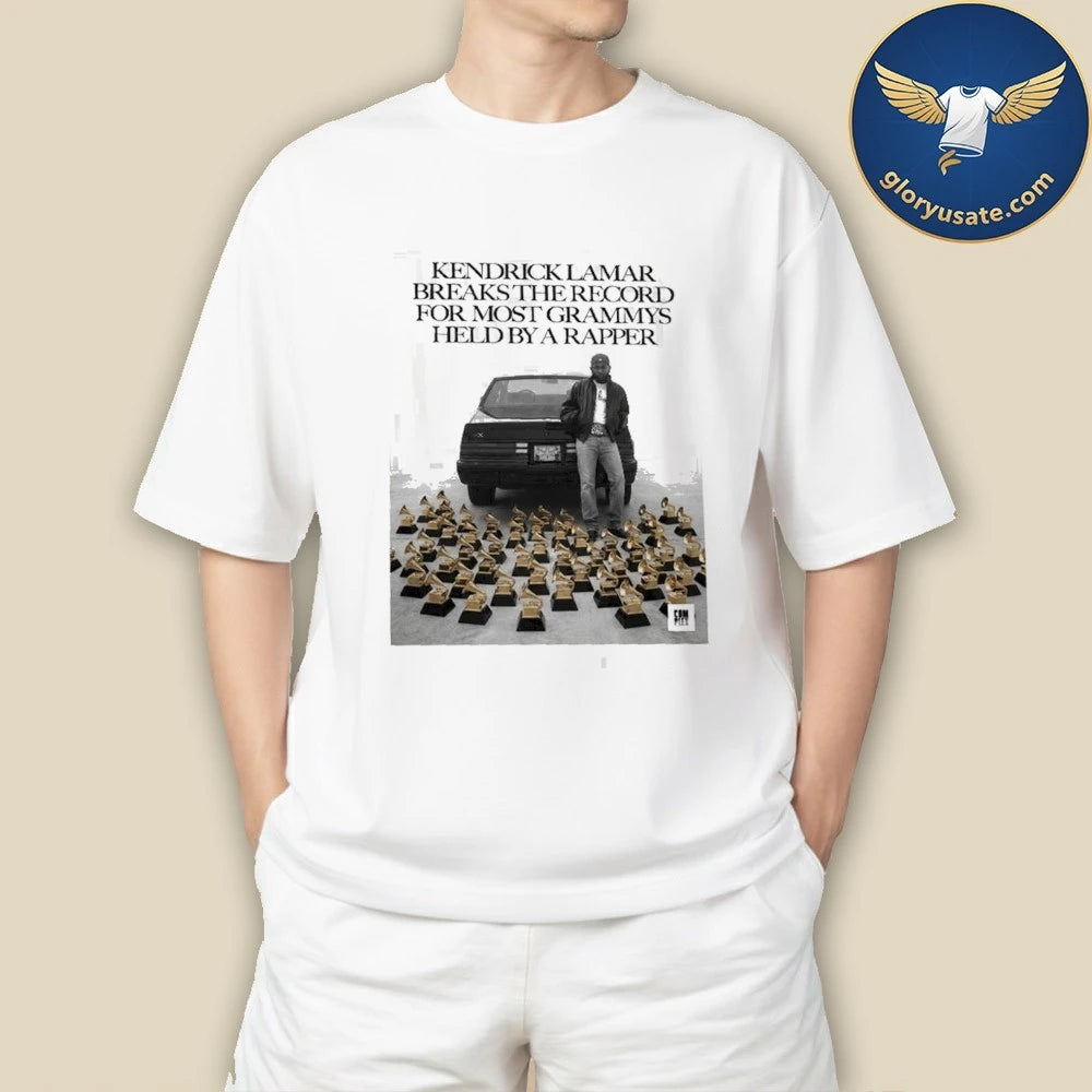 Kendrick Lamar Grammy 2026 The Most Winningest Rapper In History Shirt