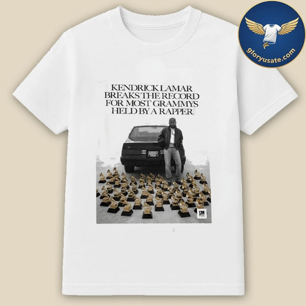 Kendrick Lamar Grammy 2026 The Most Winningest Rapper In History Shirt
